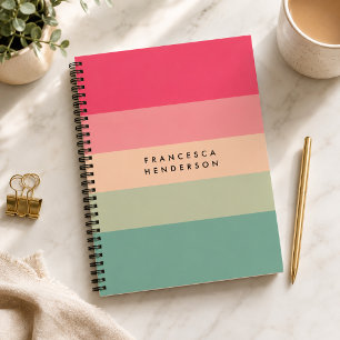 Planner   Colourful Stripe Personalised Organiser