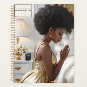 Planner- Elegant Praying Mother 8.5"x11" Planner