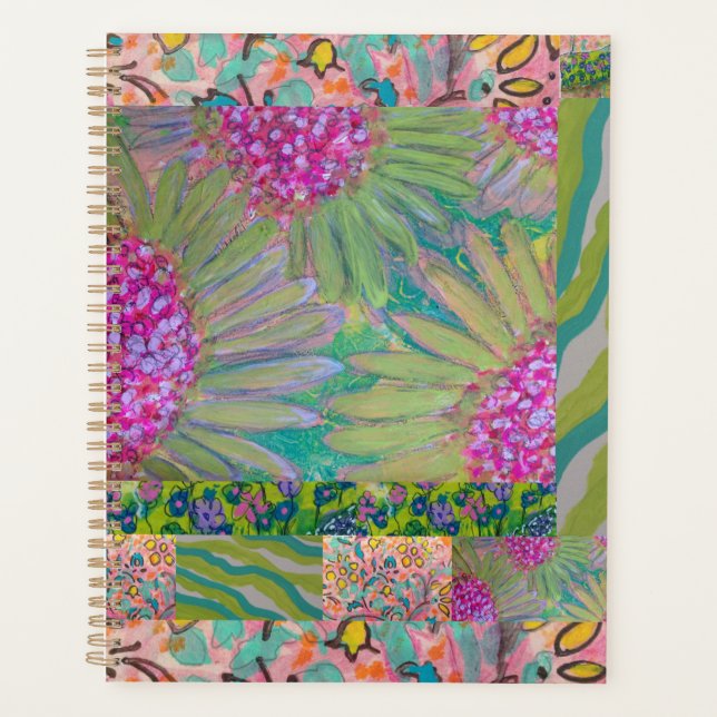 Planner - Floral Abstract 8 (Front)