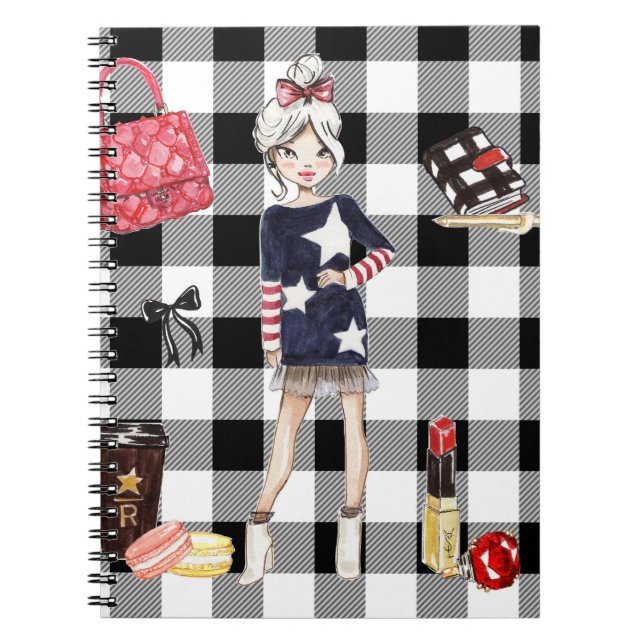 planner girl journal and notebooks (Front)