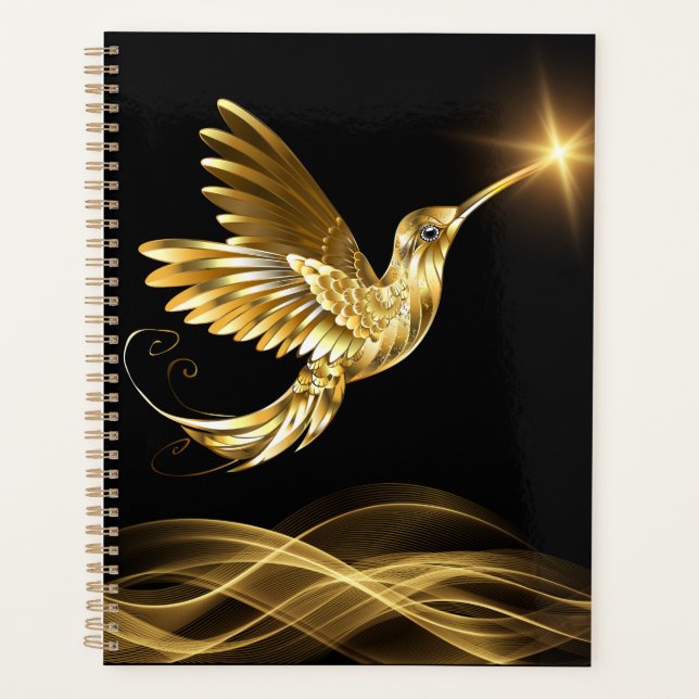 Planner Gold Hummingbird (Front)