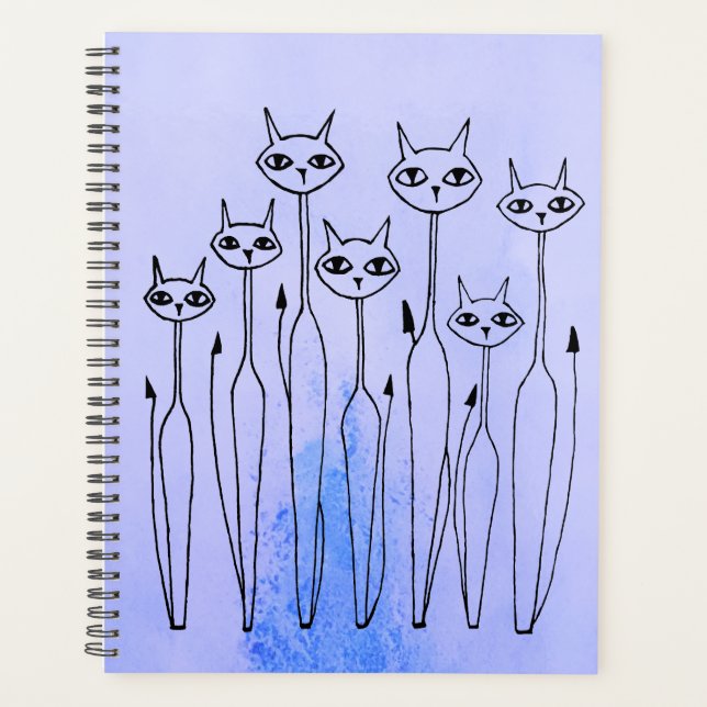 Planner (Hand-drawn cats) (Front)