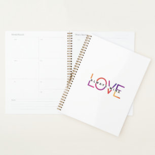 PLANNER - LOVE ALWAYS WINS