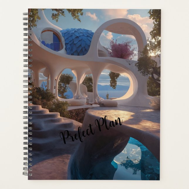 Planner Notebook – Organise Your Day with Style  (Front)