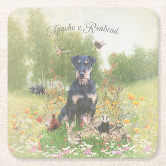 Planner Outdoor Pillow Square Paper Coaster (Front)