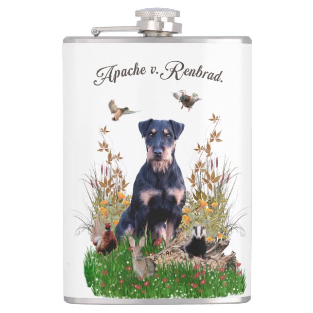 Planner Outdoor Pillow Square Paper Coaster Gift B Hip Flask (Front)