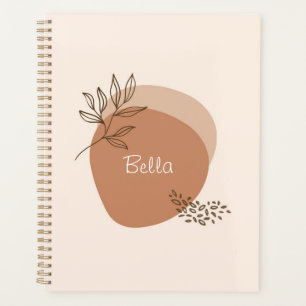 Planner personalised modern boho floral
