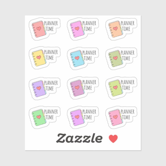 Planner Time Reminder Stationary Notebook Planner (Sheet)