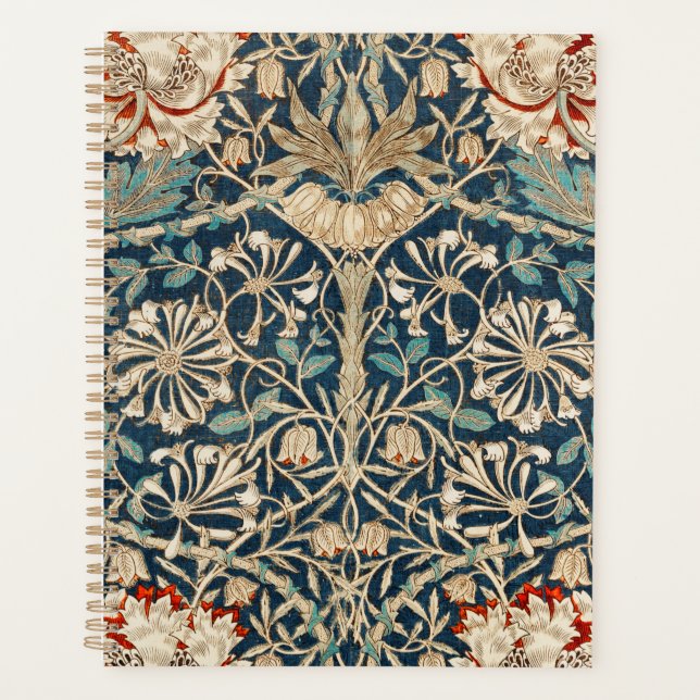 PLANNER : WILLIAM MORRIS : HONEYSUCKLE (Front)