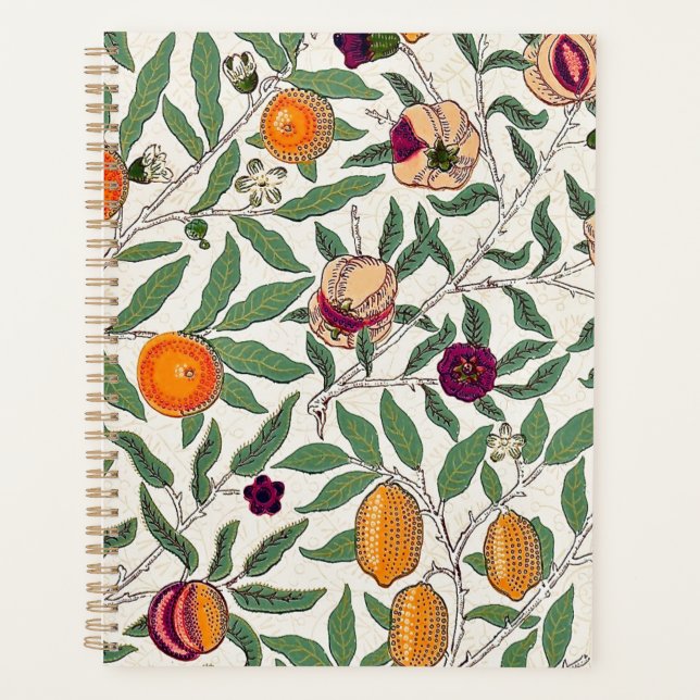 PLANNER : WILLIAM MORRIS : POMEGRANATES (Front)