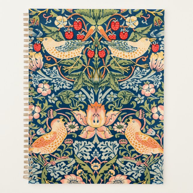 PLANNER : WILLIAM MORRIS : STRAWBERRY THIEVES (Front)