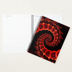 Planner with a Lantern Festival for a Red Octopus