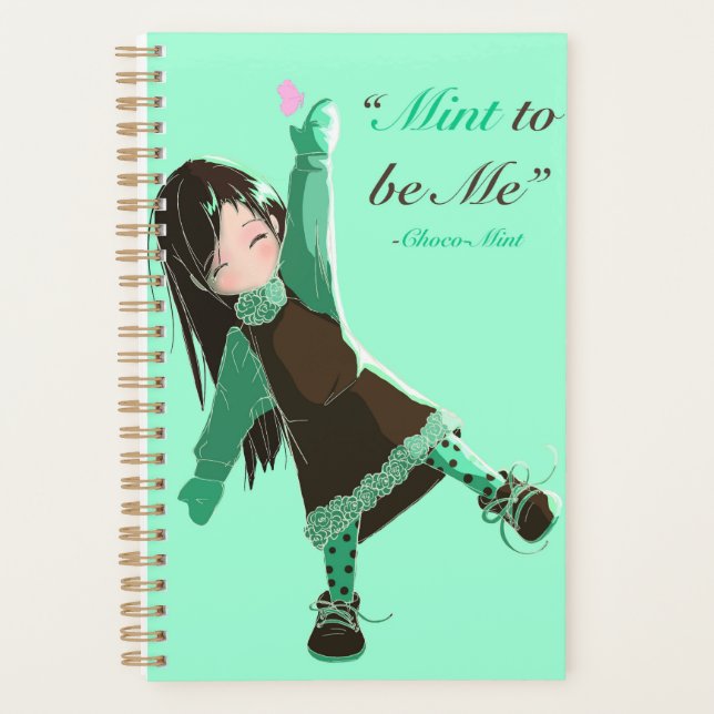 Planner with art for students planning notebook (Front)