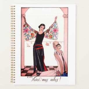 Planner with George Barbier illustration