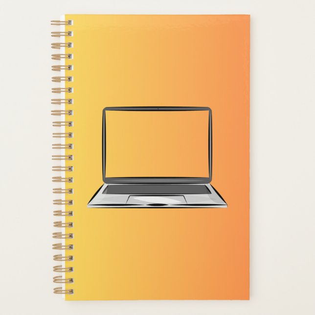 Planner with laptop logo (Front)