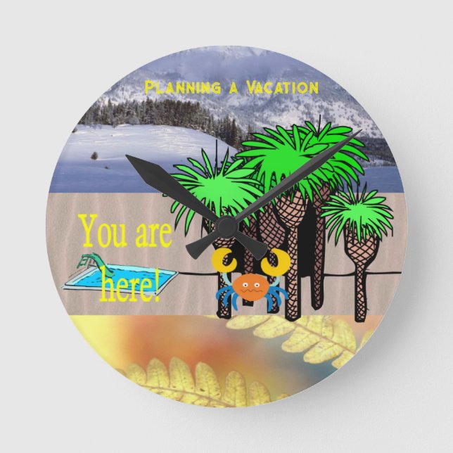 Planning a Vacation time Clock (Front)