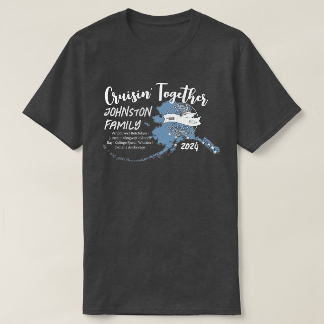 Planning Alaskan Vacation Cruise T-Shirt (Design Front)