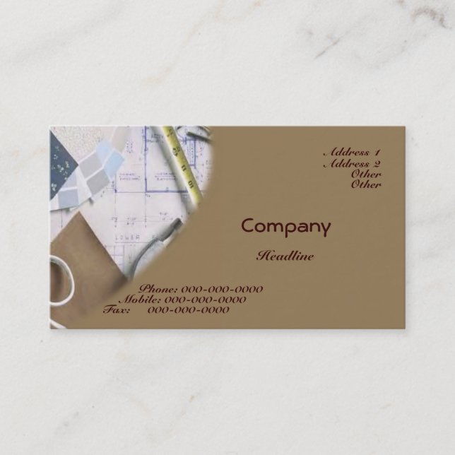 Planning Business Card (Front)