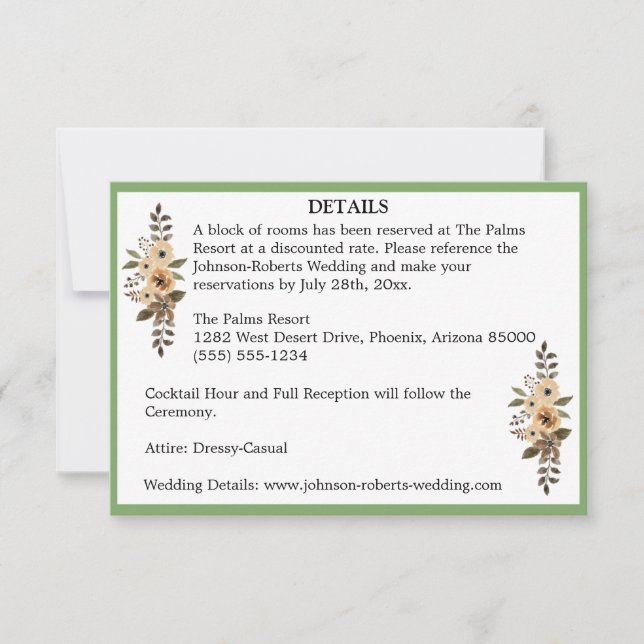 Planning made easy with Details Cards (Front)