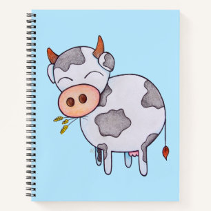 Planning My Next Mooove.. Customizable Cow Notebook