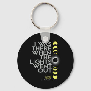 Plano Texas Total Solar Eclipse 2024 Key Ring
