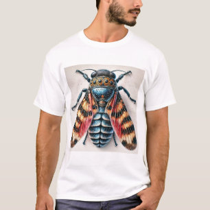 Planococcus on Leaf 230824IREF202 - Watercolor T-Shirt