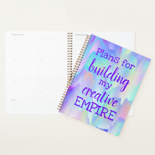 Plans for Building My Creative EMPIRE Planner (Display)