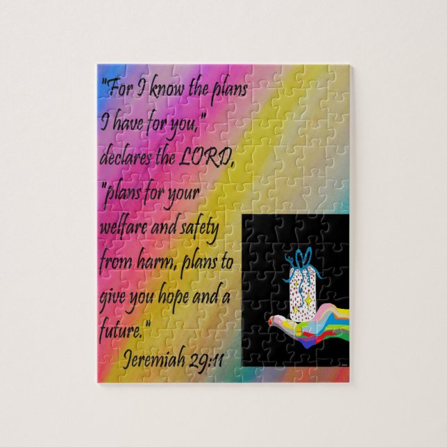 Plans for Hope and a Future Jigsaw Puzzle (Vertical)