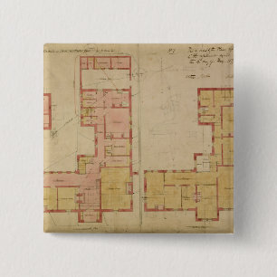 Plans for the Red House, Bexley Heath, 1859 (pen a 15 Cm Square Badge