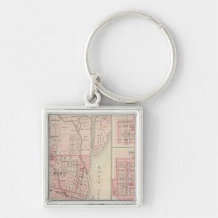 Plans of Burlington, Greenfield Key Ring
