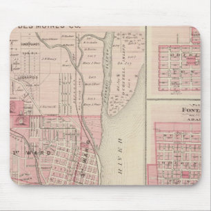 Plans of Burlington, Greenfield Mouse Pad