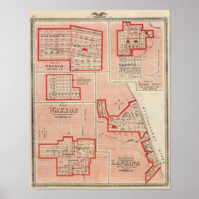 Plans of Cresco Poster (Front)