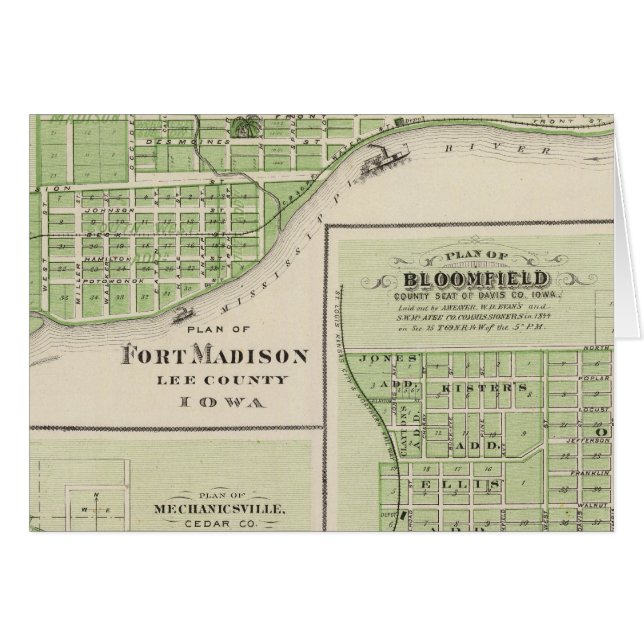 Plans of Fort Madison (Front Horizontal)