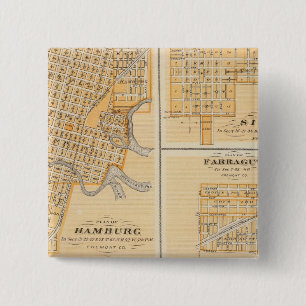 Plans of Hamburg, Sidney, Farragut 15 Cm Square Badge