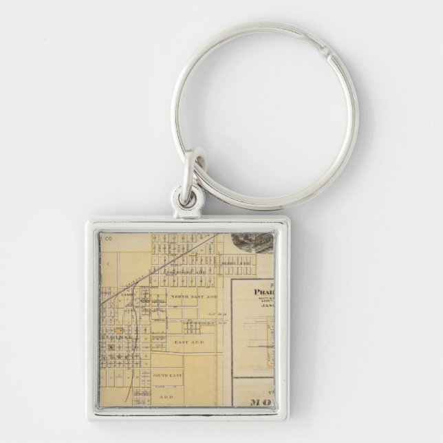 Plans of Newton, Prairie City Key Ring (Front)