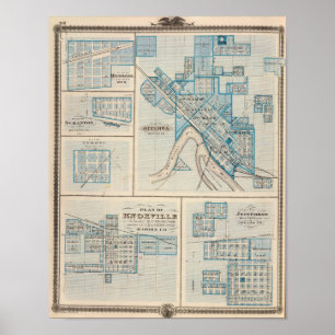 Plans of Ottumwa, Russell, Scranton Poster