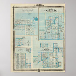 Plans of Shenandoah, Bedford Poster