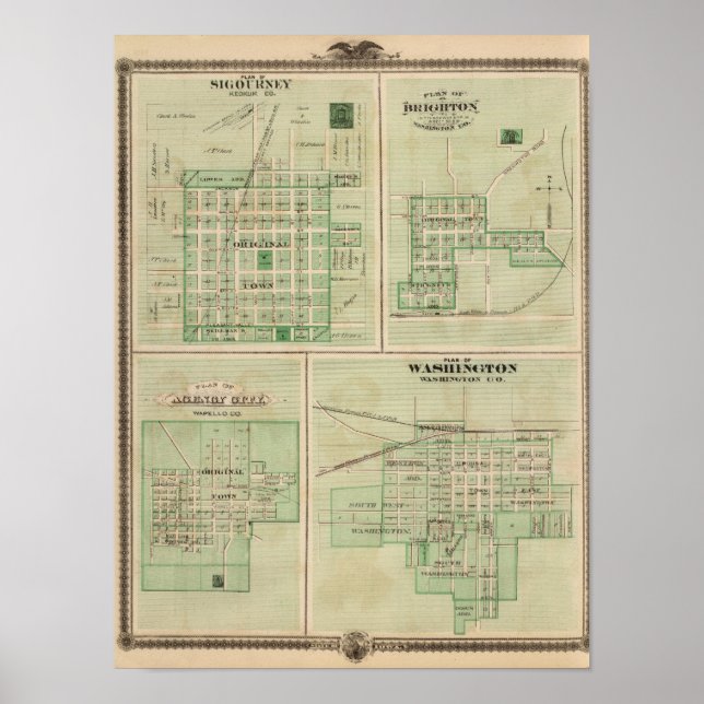 Plans of Sigourney, Brighton Poster (Front)