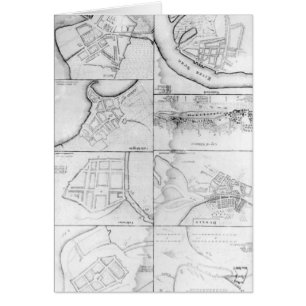Plans of the principle Towers, Forts