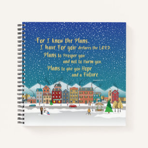 Plans to give you hope and a Future-Jeremiah 29-11 Notebook