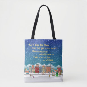 Plans to give you hope and a Future.Jeremiah 29-11 Tote Bag