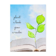 Plant a Book Postcard