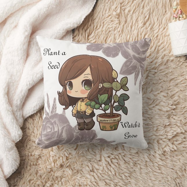Plant A Seed Designer Pillow (Blanket)
