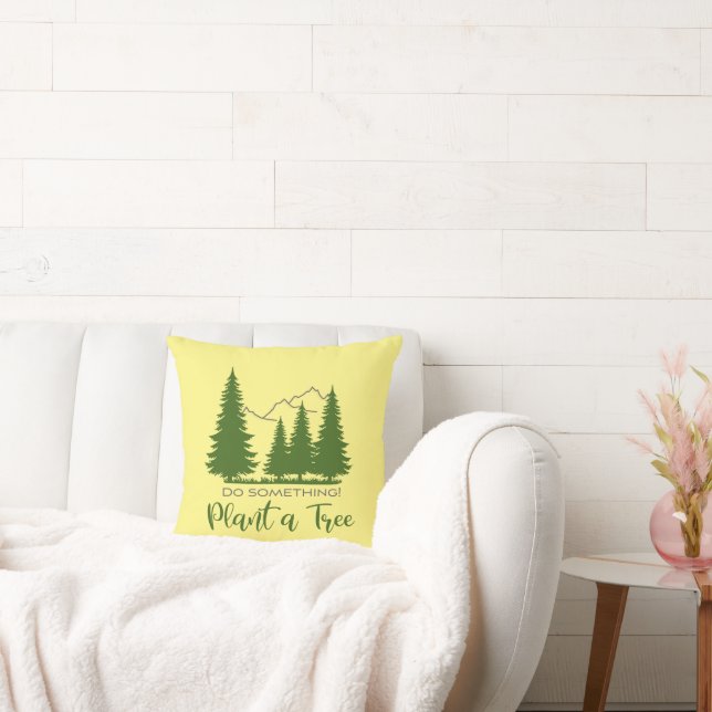 Plant a Tree-Nature- Forest Cool Graphic Cushion (Couch)