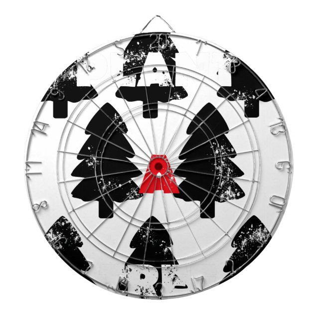 Plant A tree Pattern Dartboard (Front)