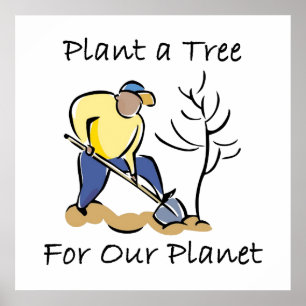 Plant a tree poster