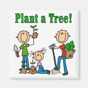 Plant a Tree T-shirts and Gifts Magnet