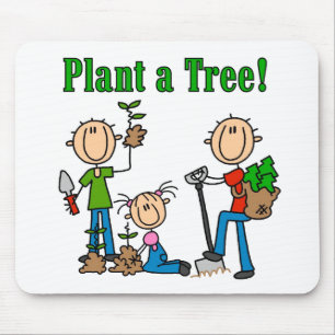 Plant a Tree T-shirts and Gifts Mouse Pad