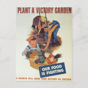 Plant a Victory Garden Postcard