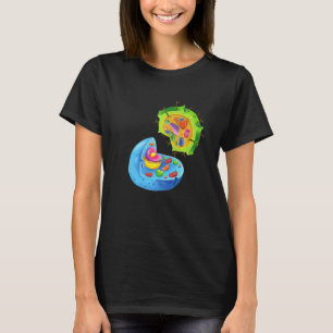 Plant And Animal Cell In Harmony With Nature T-Shirt
